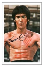 BRUCE LEE Signed 6x4 Autograph Pre Print Photo Signature Gift Martial Arts