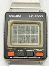 Seiko UC-2000 Vintage Digital Computer Watch 1980s