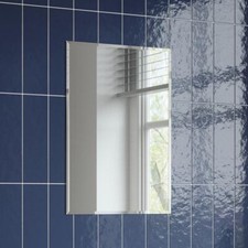 Rectangular Frameless Bathroom Mirror 450 x 300mm Wall Mounted