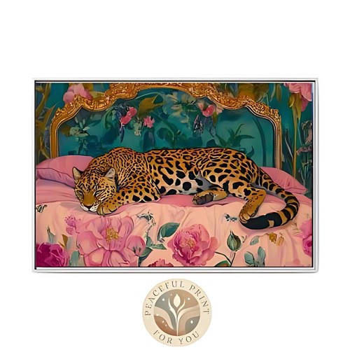 Sleepy leopard vintage bed - sleepy,