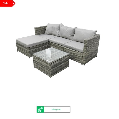 Garden corner sofa set - garden, 4