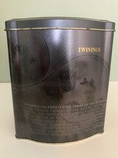 TWININGS TEA CADDY TIN EMPTY 300 YEAR ANNIVERSARY LIMITED EDITION