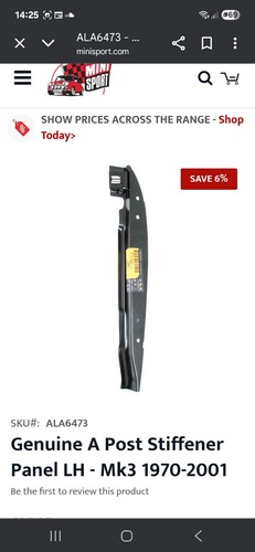 Classic mini hinge post - ,