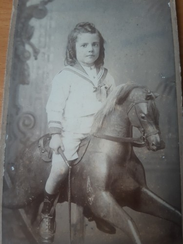 Cdv boy girl long - cdv, on
