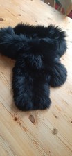 BLK Faux Fur Neck Muff 40 Long Length Warm Cosy ,present Never Used.