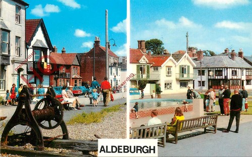 Picture postcard aldeburgh - picture, postcard-:aldeburgh