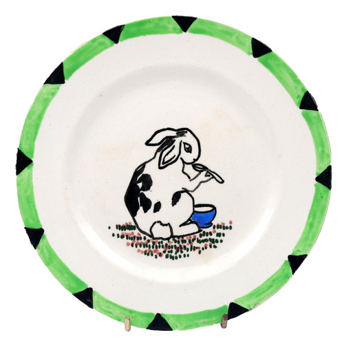 Scottish art pottery plate - scottish,