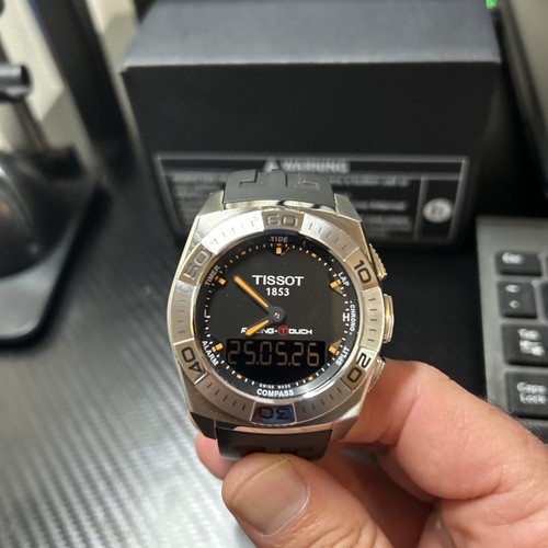 Tissot racing touch black - tissot, t-touch