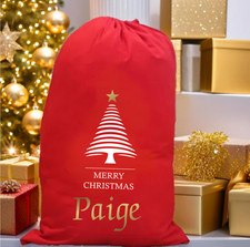 Personalised santa tree - personalised,