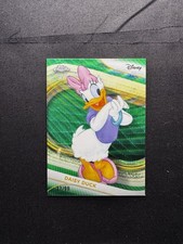 2025 Topps Chrome Disney Daisy Duck #40 Green Wave Refractor 37/99