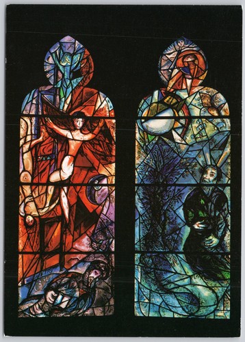 Marc chagall stained glass art - glass,