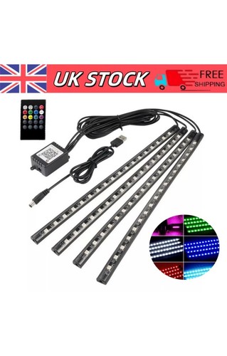 Car interior footwell led - car,