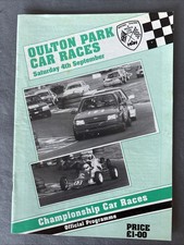 Race Programme 4 September 1993 Oulton Park Saloons Formula Ford Sports XR2  A5