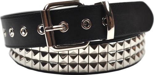 Mens womens studded - belt, row