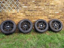Black BMW E39 M5 4 x alloy wheels