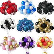 100 X Latex PLAIN BALOON BALLONS helium BALLOONS Quality Party Birthday Wedding