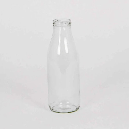 Clear glass jam jar - clear,