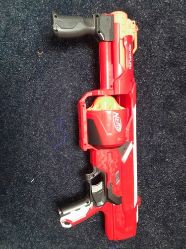 Large mega nerf gun has - large,