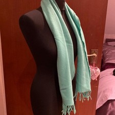aquascutum scarf Mint Green 70% Cashmer