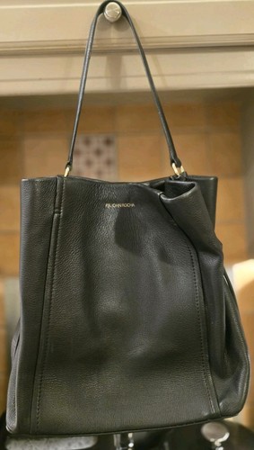 John rocha black leather - john,