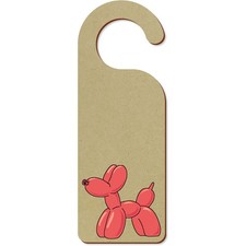 'Dog Balloon' 200mm x 72mm Door Hanger / Sign (DH00044470)