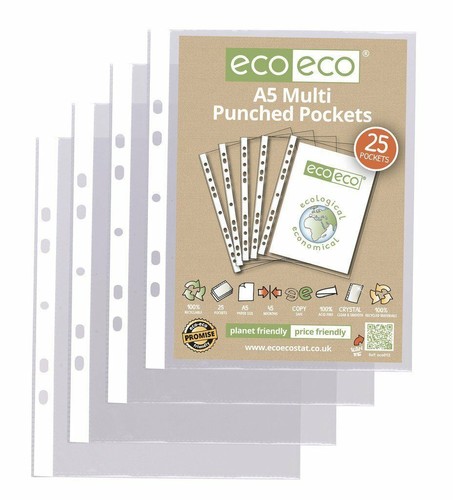 Punched pockets 100 - a5,