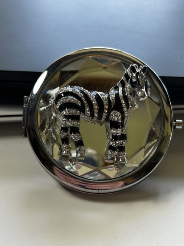 Vintage handbag mirror - mirror, compact