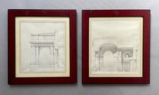 Two architectural drawings