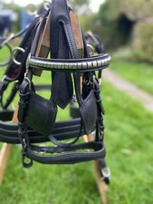 Leather driving harness - leather,