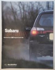 SUBARU LEGACY GX ESTATE orig 1999 UK Mkt Road Test Comparison Brochure  VW Volvo