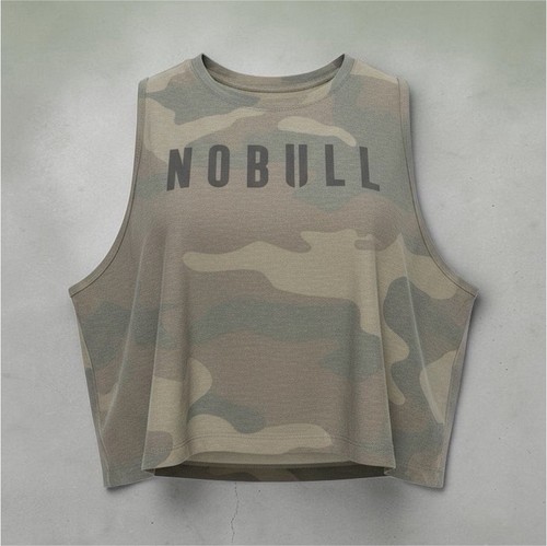 Nobull women camo cropped - women's, l