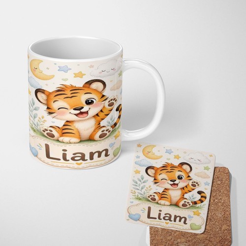 Cute tiger custom - name, 11oz