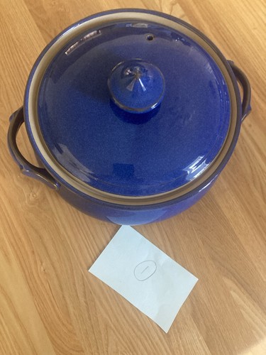Denby imperial blue casserole - denby,