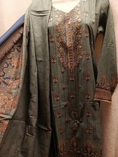 Alkaram Inspired  Pakistani Stitched Kameez Shalwar