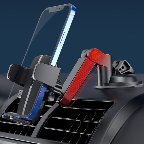 1pc black phone holder car - phone,