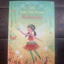 Usborne Activities Book Little Sticker Dolly Dressing Woodland Fairy