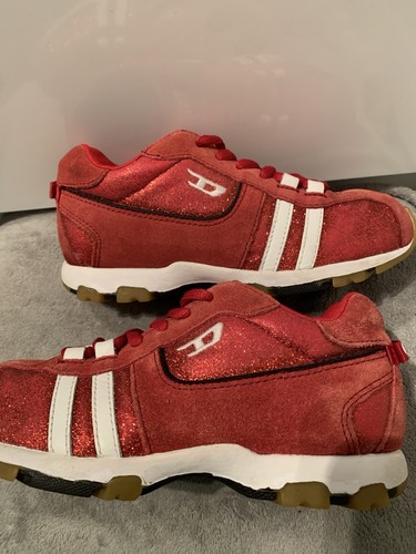 Vintage diesel red sparkly - red,
