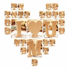 10cm Wooden 26 Letters (1.5cm
