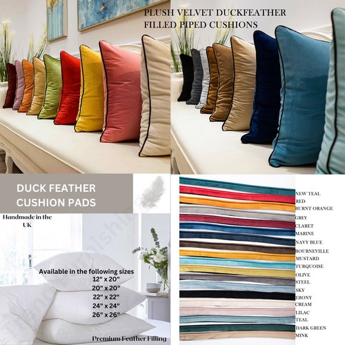 Velvet filled pillow cushion - velvet,