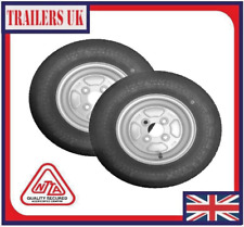 Pair of 10" Trailer Wheel &