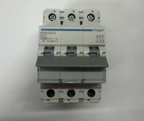 Hager nbn320a 20amp triple - hager,