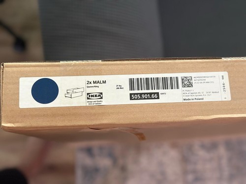 Ikea malm underbed bed storage - bed,