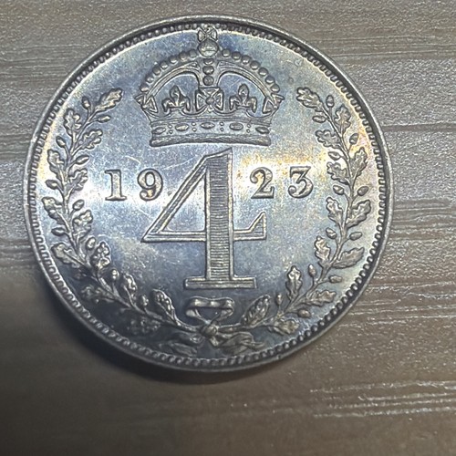 George 1923 maundy silver - v,