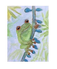 Aceo By Kenna Gouache Painting