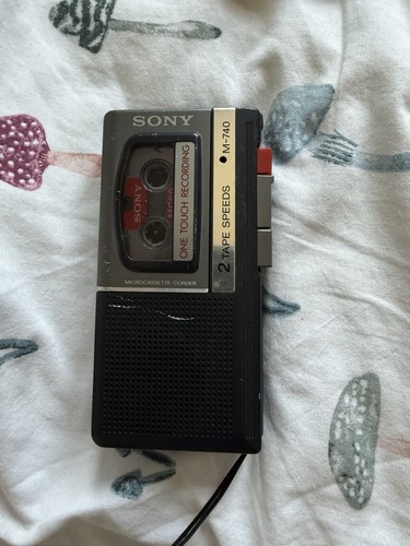 Sony micro cassette dictaphone - sony,