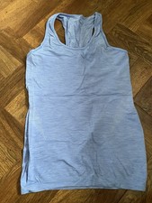 Sweaty Betty Seamless Athlete Vest Top Pale Blue Size Medium