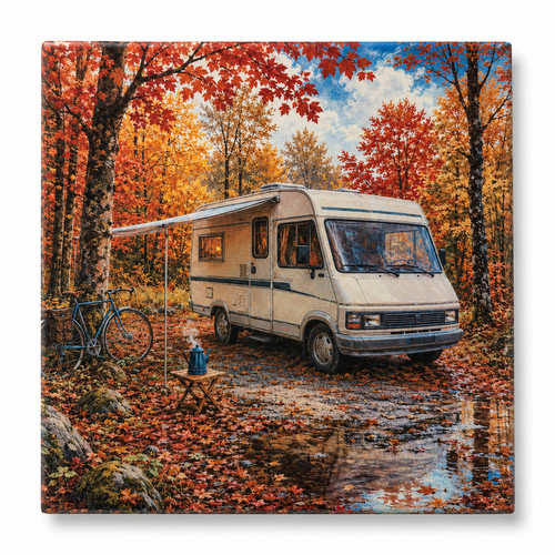 Decorative picture motorhome