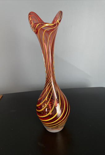 Hand crafted tall red swung - crafted,