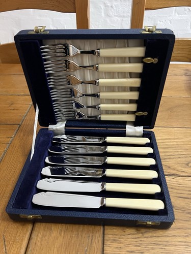 Fish knife and fork set - fish,