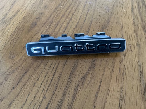 Audi quattro badge genuine - quattro,